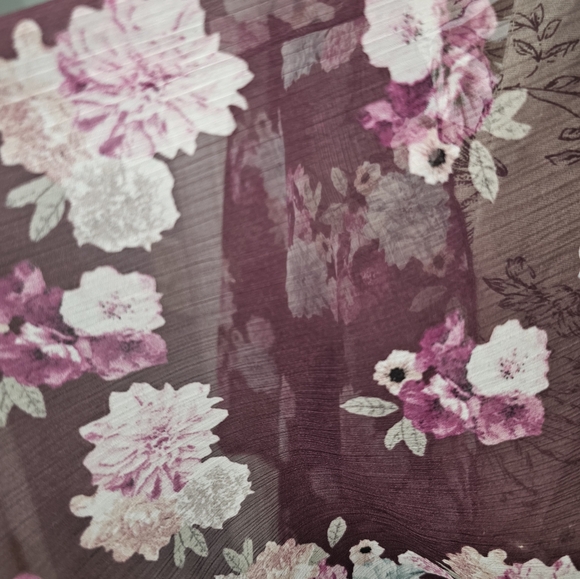 American Eagle XS/SP Floral Sheer Cover-Up - Picture 5 of 9